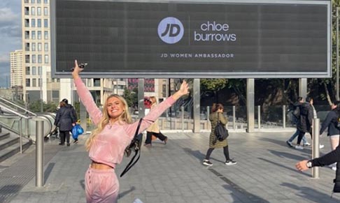 Chloe Burrows named Brand Ambassador for JD Women